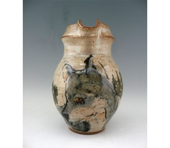 Pitcher, Wolf Design by Frank Gosar